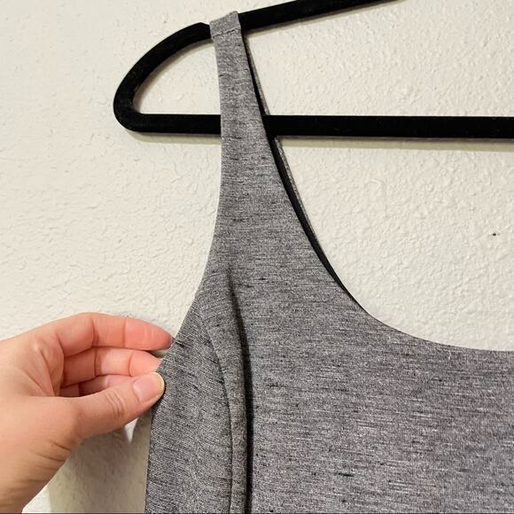 Wilfred Aritzia Grey Sleeveless Skater Mini Dress Womens 0 Babydoll Twee Fall - Picture 4 of 9